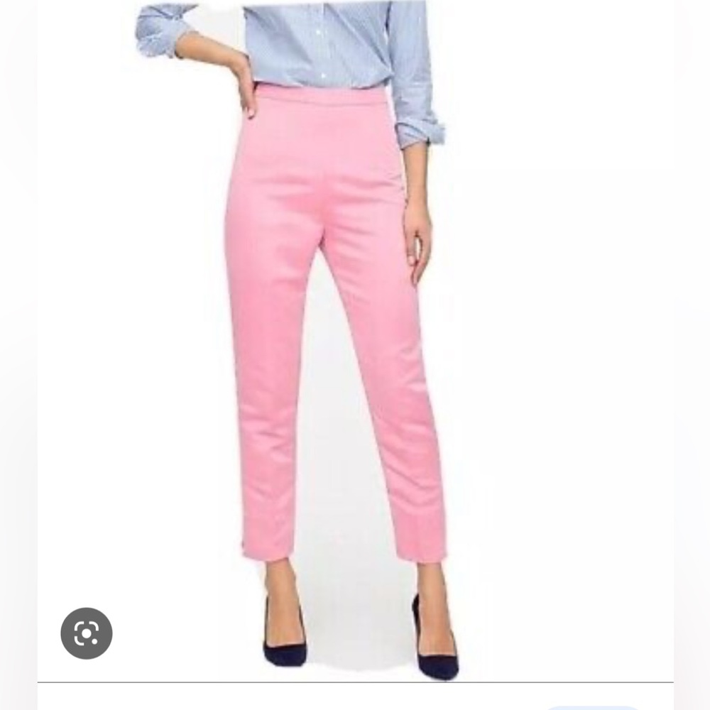 JCrew pink satin pants NWT Barbie